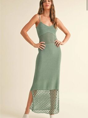 Miou muse maxi knit dress